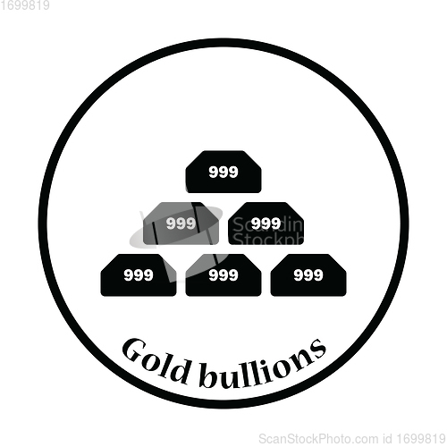 Image of Gold bullion icon