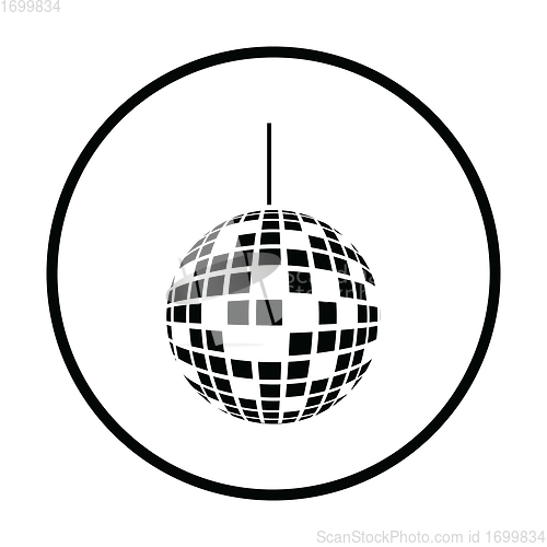 Image of Party disco sphere icon
