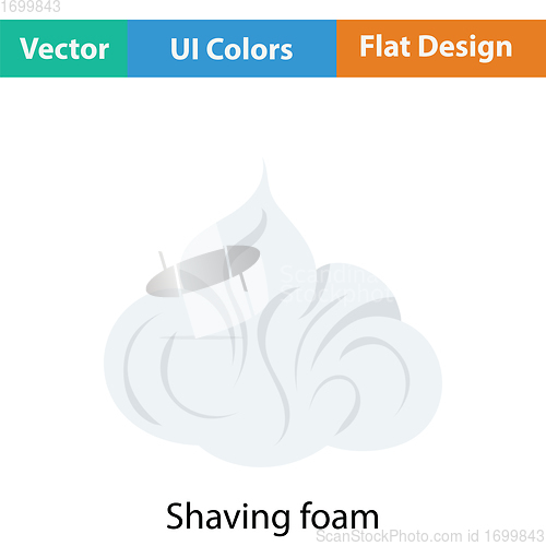 Image of Shaving foam icon