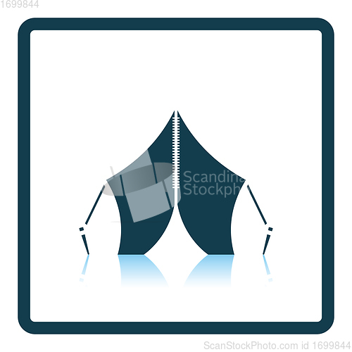 Image of Touristic tent icon