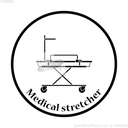 Image of Medical stretcher icon