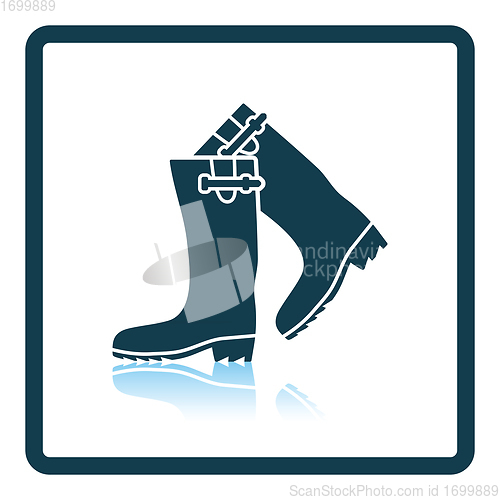 Image of Hunter\'s rubber boots icon