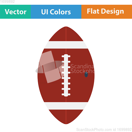 Image of American football ball icon