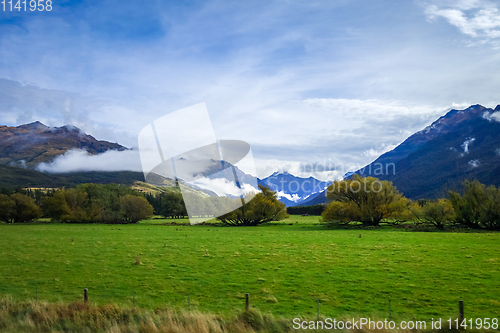 Image of New Zealand countryside landscape