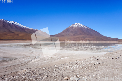Image of Clear altiplano laguna in sud Lipez reserva, Bolivia