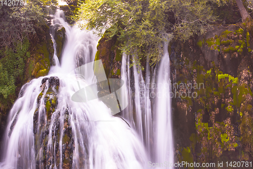 Image of beautiful waterfall