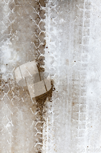 Image of Snow drifts in winter