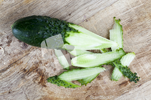 Image of Peeled cucumber