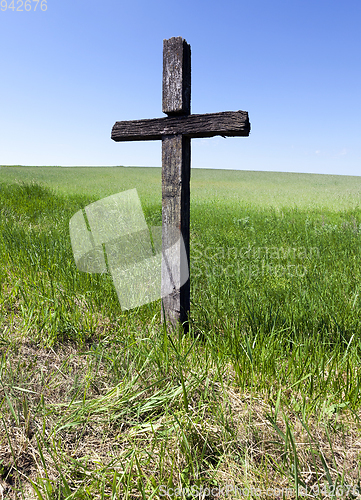 Image of Old wooden cross