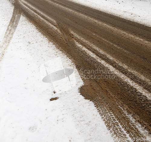 Image of Road under the snow