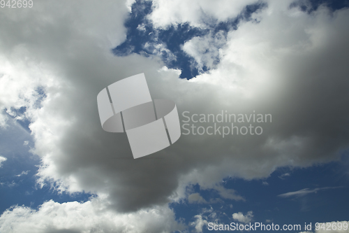 Image of Blue sky and clouds