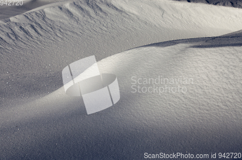 Image of Snow drifts in winter