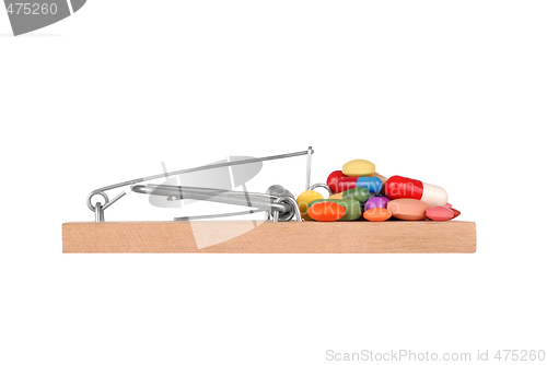 Image of Mousetrap and Pills