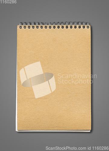 Image of Spiral closed notebook mockup