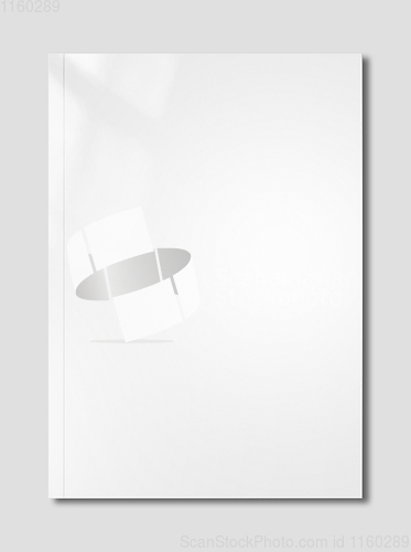 Image of White Booklet cover template