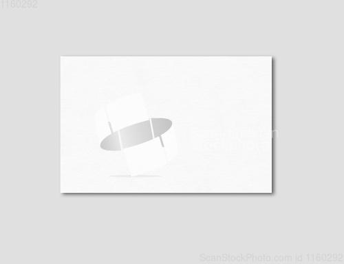 Image of Blank business card mockup template
