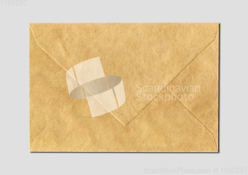 Image of Brown paper enveloppe mockup template