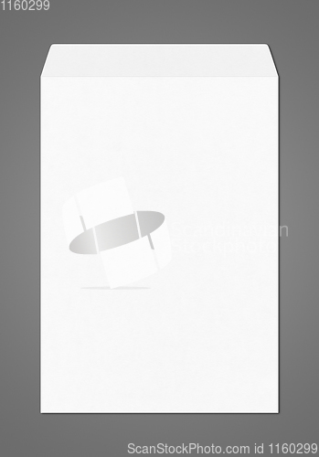 Image of Large A4 white enveloppe mockup template