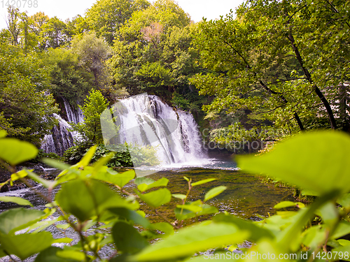 Image of beautiful waterfall