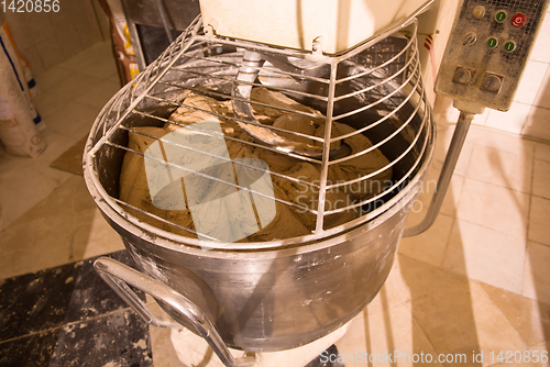 Image of dough mixing machine