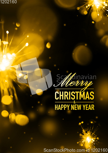 Image of Merry Christmas and New Year card