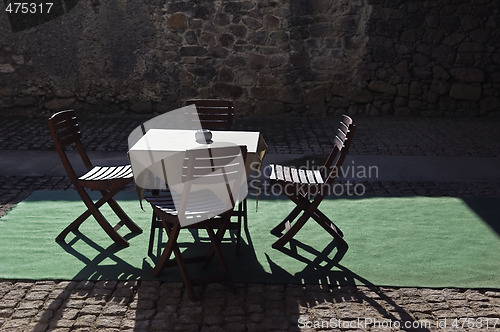 Image of Coffee table in the patio