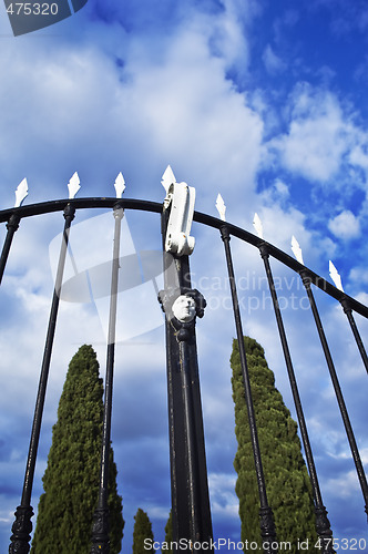 Image of Old iron gate