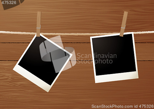 Image of wood grain polaroid