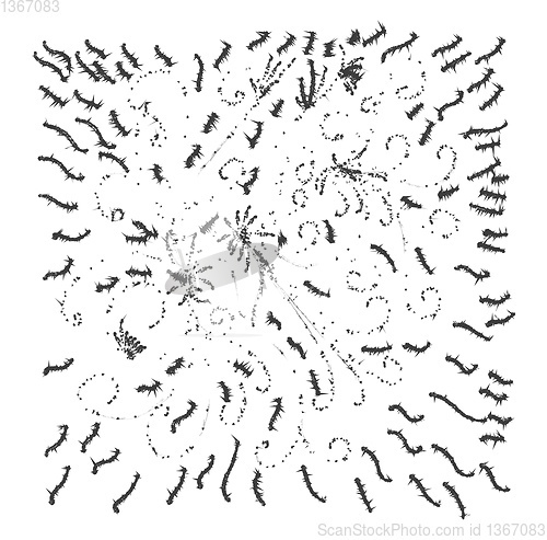 Image of An abstract drawing vector or color illustration