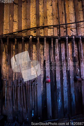 Image of blacksmith tools