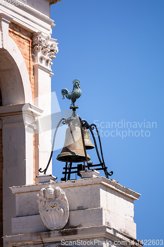 Image of details of the Basilica della Santa Casa in Italy Marche