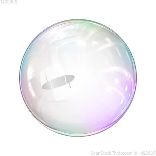 Image of soap bubble background illustration