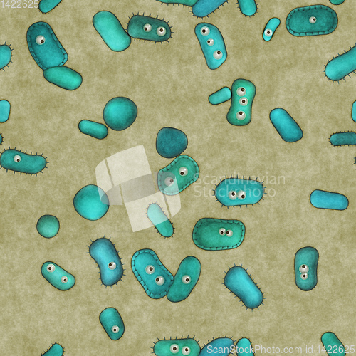 Image of funny microbes texture