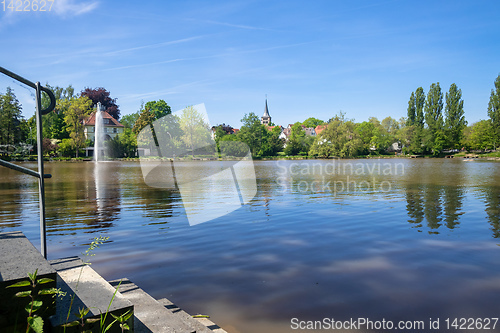 Image of cloister lake in Sindelfingen Germany