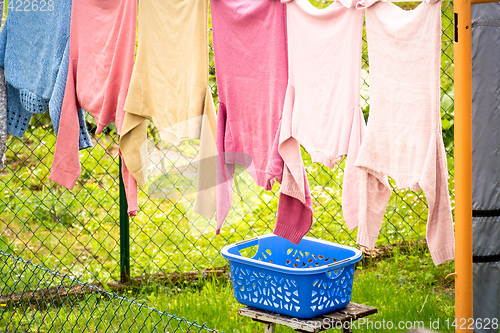 Image of Laundry on the clothesline