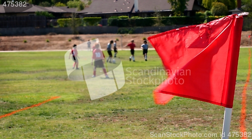 Image of Soccer Corner With Players