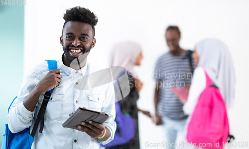 Image of young  african student