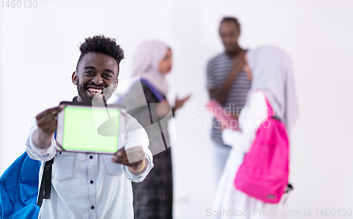 Image of young  african student