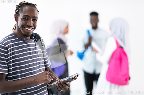 Image of young  african student