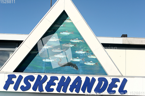 Image of Fish shop sign in denmark