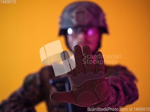 Image of stop soldier