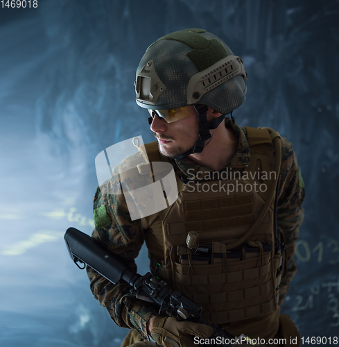 Image of modern warfare soldier