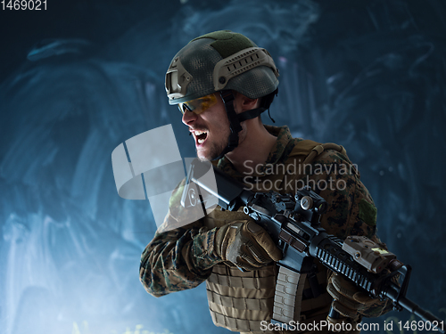 Image of modern warfare soldier