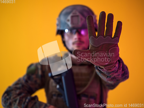 Image of stop soldier