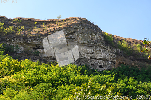 Image of 7 levels ancient cave monastery in Socola, Moldova