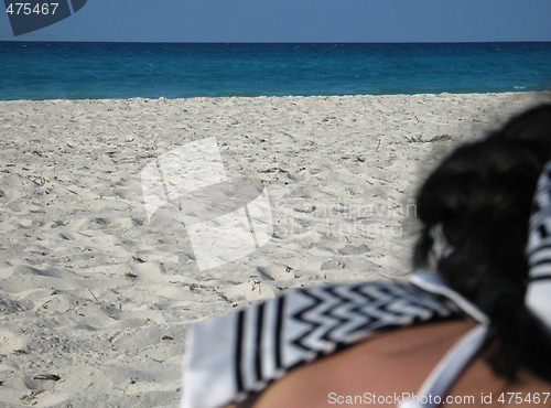 Image of girl on the beach