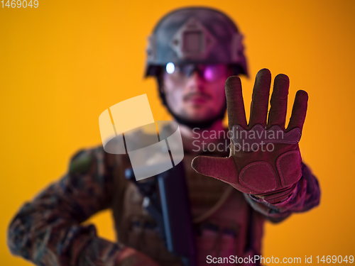 Image of stop soldier