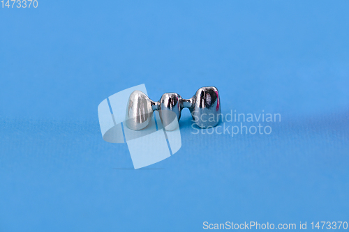 Image of Dental silver metal tooth crowns