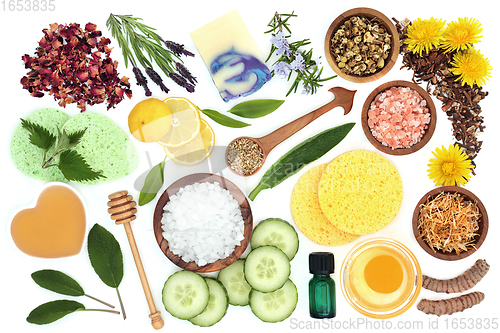 Image of Natural Skin Care Beauty Treatment Products