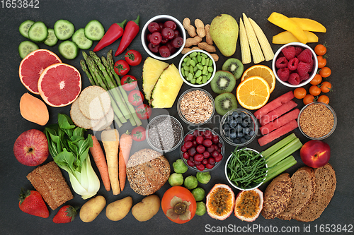 Image of Vegan Health Food High in Dietary Fibre